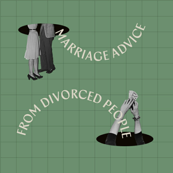 advice from divorced people graphic